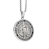 Collar personalizado para hombre y mujer, collar retro espartano escudo espada medalla conmemorativa moneda colgante collar hombre punk joyería genial regalo