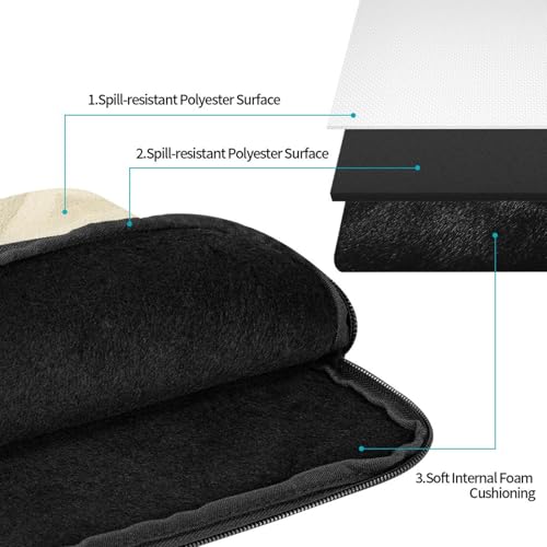 Funda para laptop 17 pulgadas con protección antimpaño miniatura 3