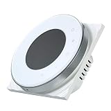 Decdeal Termostat ścienny WiFi z ekranem dotykowym LCD 5 A programowane podświetlenie tła 0,5 ° C dokładność sterowania głosem za pomocą aplikacji pilot zdalnego sterowania do ogrzewania podłogowego, ogrzewania wody