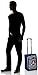 Rockland Rolling Duffel Bag, Black, 22