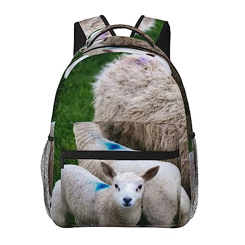 Sac à dos ordinateur portable imprimé mouton contre le désordre des sacs classiques
