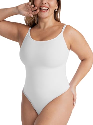 Image of SHAPERMINT Brief & Thong Bodysuit - Tummy Control Seamless Body Shaper, Shapewear for Women Small to Plus Size