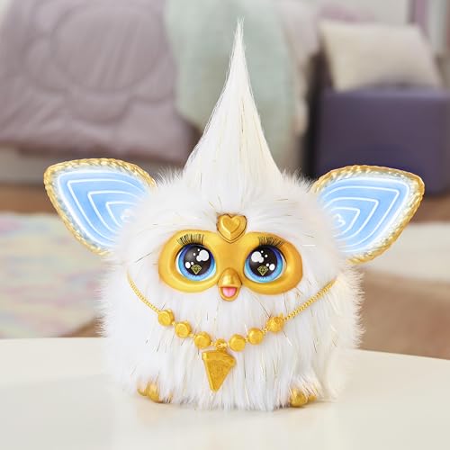 Furby Brillo Dorado peluche interactivo versión francesa para animar las tardes de juego en casa 3