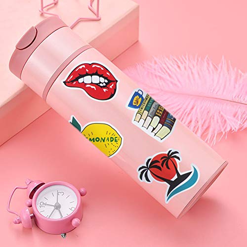 100 Pack Stickers For Water Bottles, Laptop Stickers Aesthetic Waterproof Trendy Vinyl Stickers For Skateboard Guitar Travel Case Phone Cute Computer Stickers For Kids Girls Teens #TOP5
