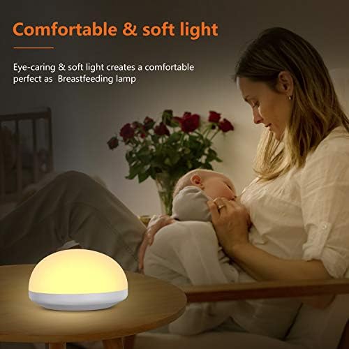 OOWOLF Night Light for Kids,Touch Bedside lamp,Rechargeable Wireless LED Nursery lamp for Baby Children Breastfeeding Bedroom, to My Dad Gifts