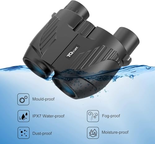 Image of 20x25 High Powered Binoculars for Adults,Compact HD Waterproof Durable and Clear BAK4 Prism FMC Lens,Suitable for Bird Watching,Sightseeing and Outdoor Sports,Black