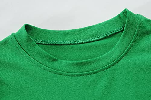 Boys St.Patrick's Day Shirt Toddler Kids Irish Outfit Load of Luck Clover T-Shirts Shamrock Graphic Tees Cotton Top 1-7T3
