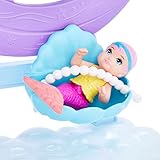 Barbie Mermaid Doll with Purple Hair, Mermaid Toys, Nurturing Barbie Playset with Merbaby, Octopus, Seal and Accessories​​​ - Image 5