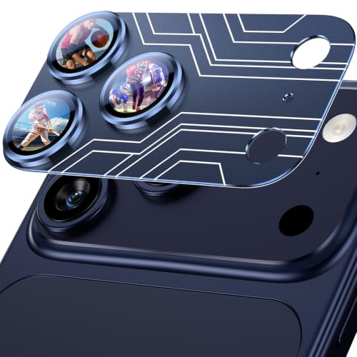Image of Uyiton for iPhone 17 Pro Max Camera Lens Protector, Metal Frame Glass Cover