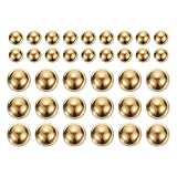 #US 50pcs Precision Solid Brass Bearing Balls 1/4