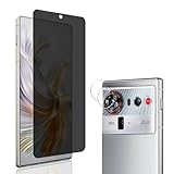 Jewloofa Verre Tremp� Anti-espion pour ZTE Nubia Z80 Ultra, Contenir 1 Pi�ce Film Protection Ecran de Confidentialit� et 2 Pi�ces Cam�ra Arri�re Protecteur, Protection �cran pour Nubia Z80 Ultra