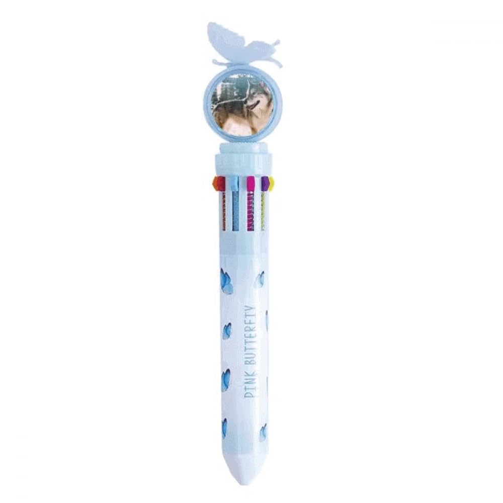 Stylo à bille rétractable multicolore cadeau enfant mignon motif chien blanc neige - 4