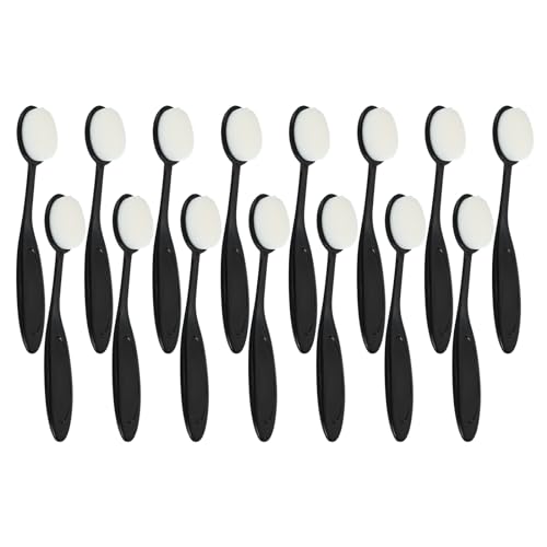 PATIKIL Blending Brushes for Crafts 15 Pcs 4# Plastic Ink Blending Brushes Tool for Card Making Painting Card Making Stamping