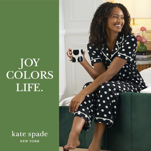 Image of kate spade new york Short Sleeve Cropped Pant PJ Set