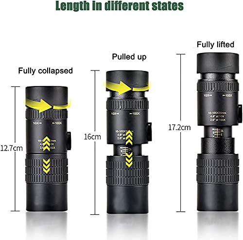 Monocular Telescopes 4K 10-300X40mm Zoom Super Telefoto miniatura 7