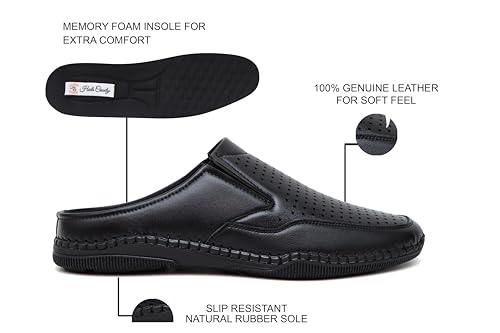 Image of Heels County Backless Sandals for Men | Open Sandals | Half Sandals