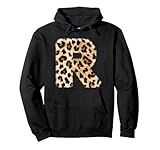 Photo Gallery lettera r cheetah leopard initial print name zebra matching felpa con cappuccio Photo Gallery lettera r cheetah leopard initial print name zebra matching felpa con cappuccio