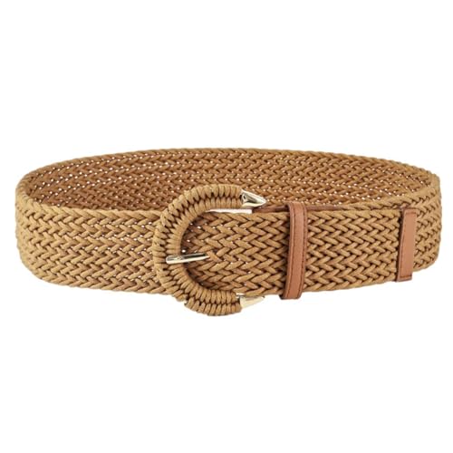 Lady Waist Belt Woven Vintage Wide Belt Casual Ceinture For Dress Skirt Cowgirl Waist For Women Fashion