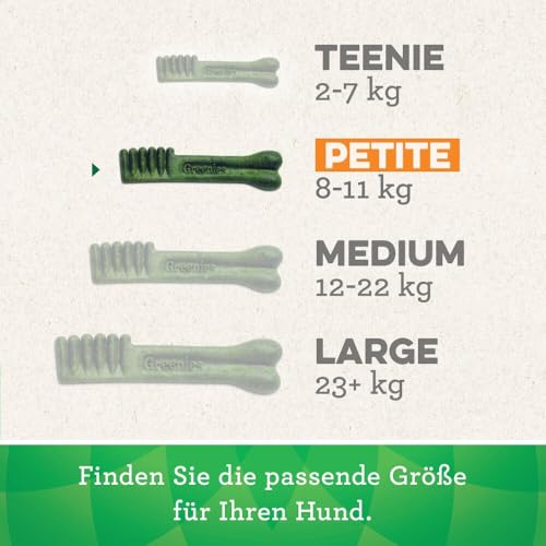 GREENIES Dental Treats Petite für Hunde von 8-11kg, 6 x 170g