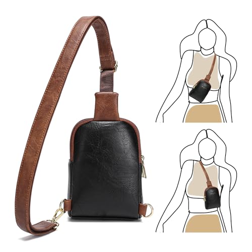 Image of INICAT Lightweight Small Crossbody Sling Bag for Women | Mini Travel Purse,Multi-pocket with Card Slots,Durable Vegan Leather,Everyday Carry