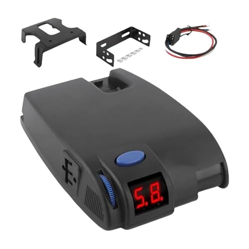 NVOQILIN Control electrónico proporcional de frenos 90160 para remolque, pantalla digital LED, fácil instalación