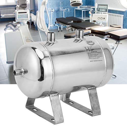 Image of 5L Steel Gas Storage Tank, 4Port Container High Pressure Air Reservoir Tank Diameter Approx 159mm Tank Length 280mm for Industrial Production