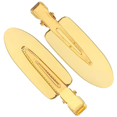 PAMINGONO Pinces à Frange Et Épingles à Cheveux Pratiques Pour Coiffure Style Bobby Sans Trace Doré Et Métallique