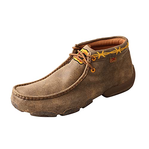 Image of Twisted X Men's 10Th Anniversary Driving Shoes Moc Toe Brown 8.5 D(M) US