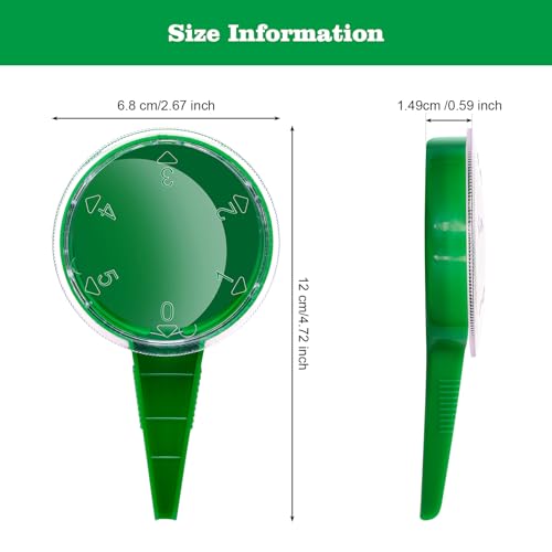 Coolrunner Pacote com 6 ferramentas dispensadoras de sementes, distribuidores de sementes, espalhado