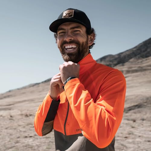 Image of Orvis Pro Lightweight Softshell Hoodie and Pullover for Men - Athletic Shell with DWR Finish, Breathable, Adjustable Hem