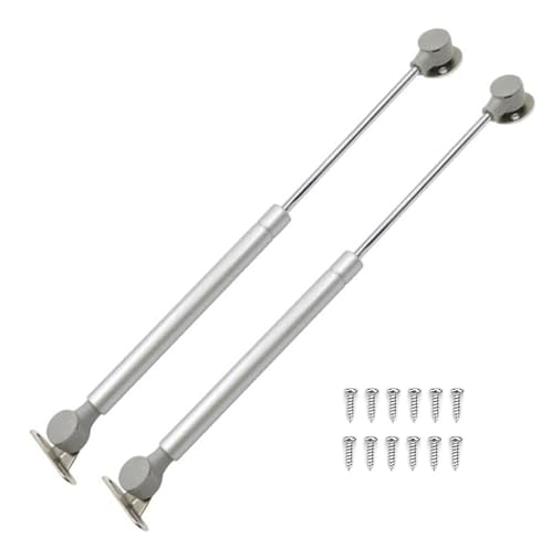 Hydraulic Support, 2Pcs Lift Pneumatic Support Hydraulic Rod,Hinge Spring,Soft Close Hinges,Toy Box Dampers, Struts,Wardrobe Piston,Cupboard(50N)