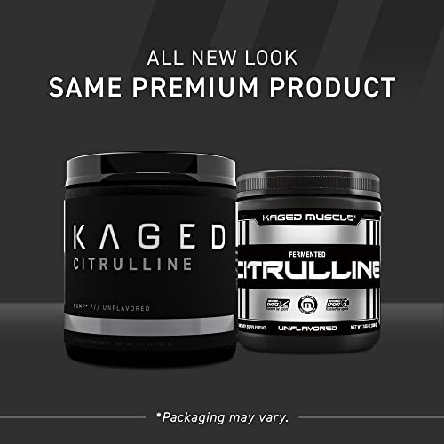Kaged Premium L-Citrulline Powder - Enhance Muscle Pumps And Improve Muscle Vascularity - Nitric Oxide Booster - Unflavored - 100 Servings - 7.05 Ounce #TOP4
