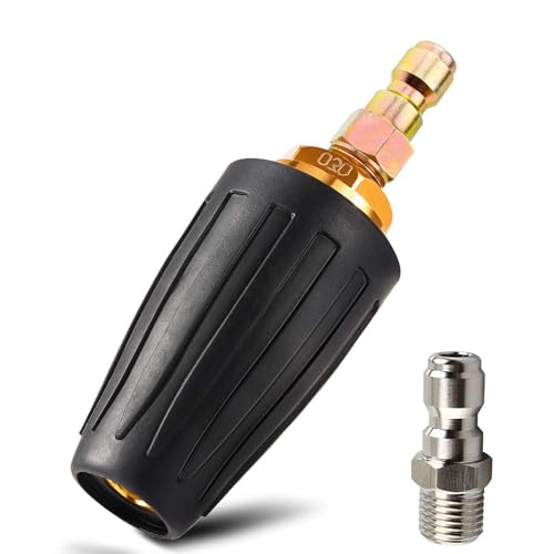Unifizz Powerful Pressure Washer Tips Turbo Nozzle 3000 PSI Max for Efficient Cleaning - Ideal for Brick, Concrete, and Vinyl Surfaces