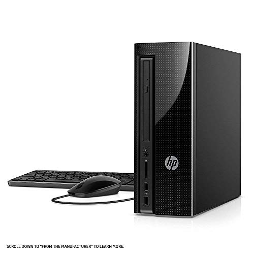 HP Slimline 270-p043w Intel i3-7100 8GB 1TB DVDRW Windows 10 Desktop (Renewed)