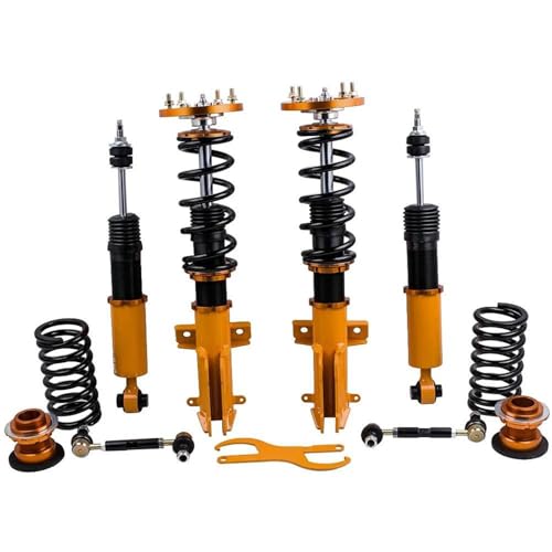 Amortiguadores para coche Kits De Suspensión Tuning Coilovers Para Ford Para Mustang 24 Amortiguador Ajustable 2005-2014 Puntal Montaje Resorte Aire Suspensión Neumática