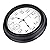 12 Inch Indoor Outdoor Clock Waterproof with Thermometer Retro Wall Clocks for Patio Pool Garden Home,Bronze