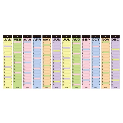 2026�N�����O�X�g���b�v�Ǌ|���J�����_�[�́A�؂��莮�̃f�U�C���������̉������C�A�E�g�̑�^�Ǐ���ł��B(A1)