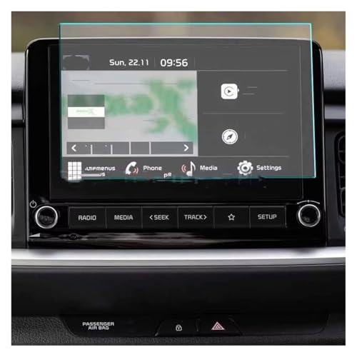 Film protection Kia Stonic verre trempé 8 pouces haute définition premium