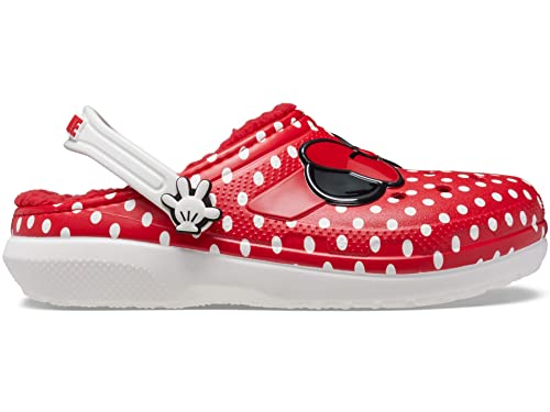 Crocs Kids' Classic Lined Disney Clog | Mickey And Minnie Mouse Shoes, 7 Us Unisex Toddler #TOP4