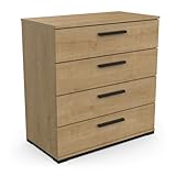 commode tiroirs chene DESIGN : Cette commode arbore un style industriel revisité alliant des touches chaudes de bois clair et de bois foncé couplées à des pieds fins pour un effet aérien. Tendance, elle apportera une touche de modernité à vos intérieurs