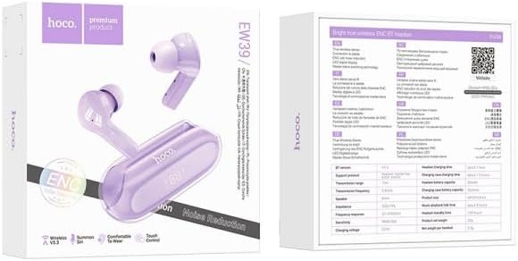Hoco EW39 Bright True Wireless ENC Headset retail packaging