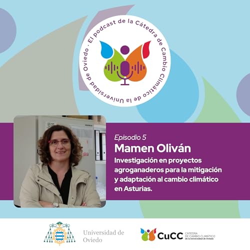 『Investigación en proyectos agroganaderos para la mitigación y adaptación al cambio climático en Asturias - Mamen Oliván』のカバーアート