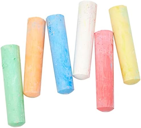 ART BOX 24 Giant Pavement Chalks in Tub Red