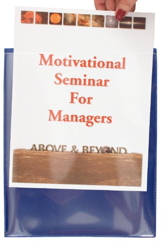 Storesmart® Navy Blue Plastic Archival Folders 5-Pack - Letter-Size Twin Pocket - (R900Nb5) #TOP3