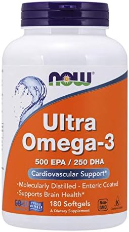 Amazon.com : NOW Foods - Ultra Omega-3 500 EPA/250 DHA - 180 Softgels :  Essential Fatty Acid Nutritional Supplements : Health \u0026 Household
