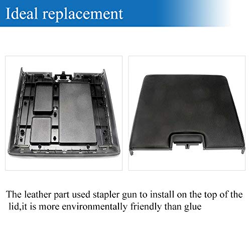 image for VeCarTech Center Console Lid Kit with Latch Compatible with 2007-2013 