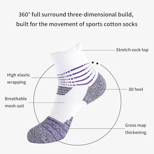 Sports Socks, Unisex Socks Wear-resistant, Breathable Sweat-absorbent, Football Shoes2