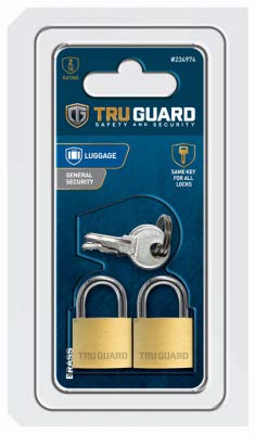 Master Lock 120T 3/4" Brass Padlock 2 Count