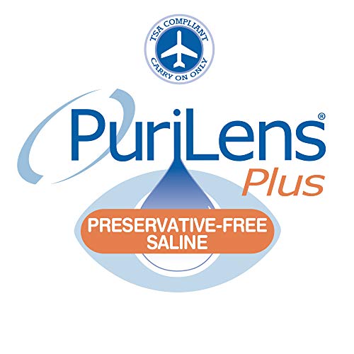 Purilens Plus Preservative Free Saline Three 4 Fl Oz(120-Ml) Bottles #TOP6