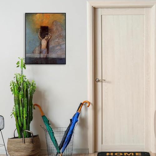 Impression sur toile Odilon Redon Christ en croix pour décoration chambre - 3